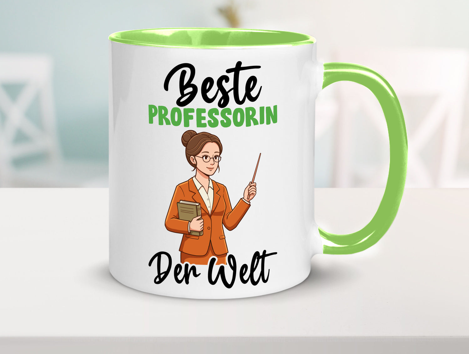 Beste Professorin | Uni Universität v2 Humor Geschenkidee Tasse