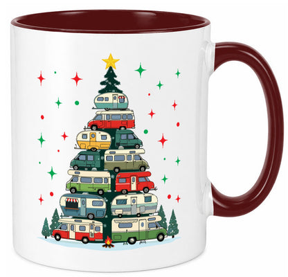 Camper | Camping Weihnachten Fahrzeuge Baumlichter v2 lustig Humor Geschenkidee