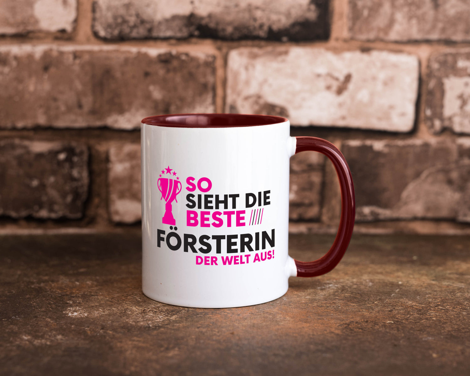 Die Weltbeste Försterin | Forst Arbeit Humor Kollegen Büro Geschenkidee Tasse