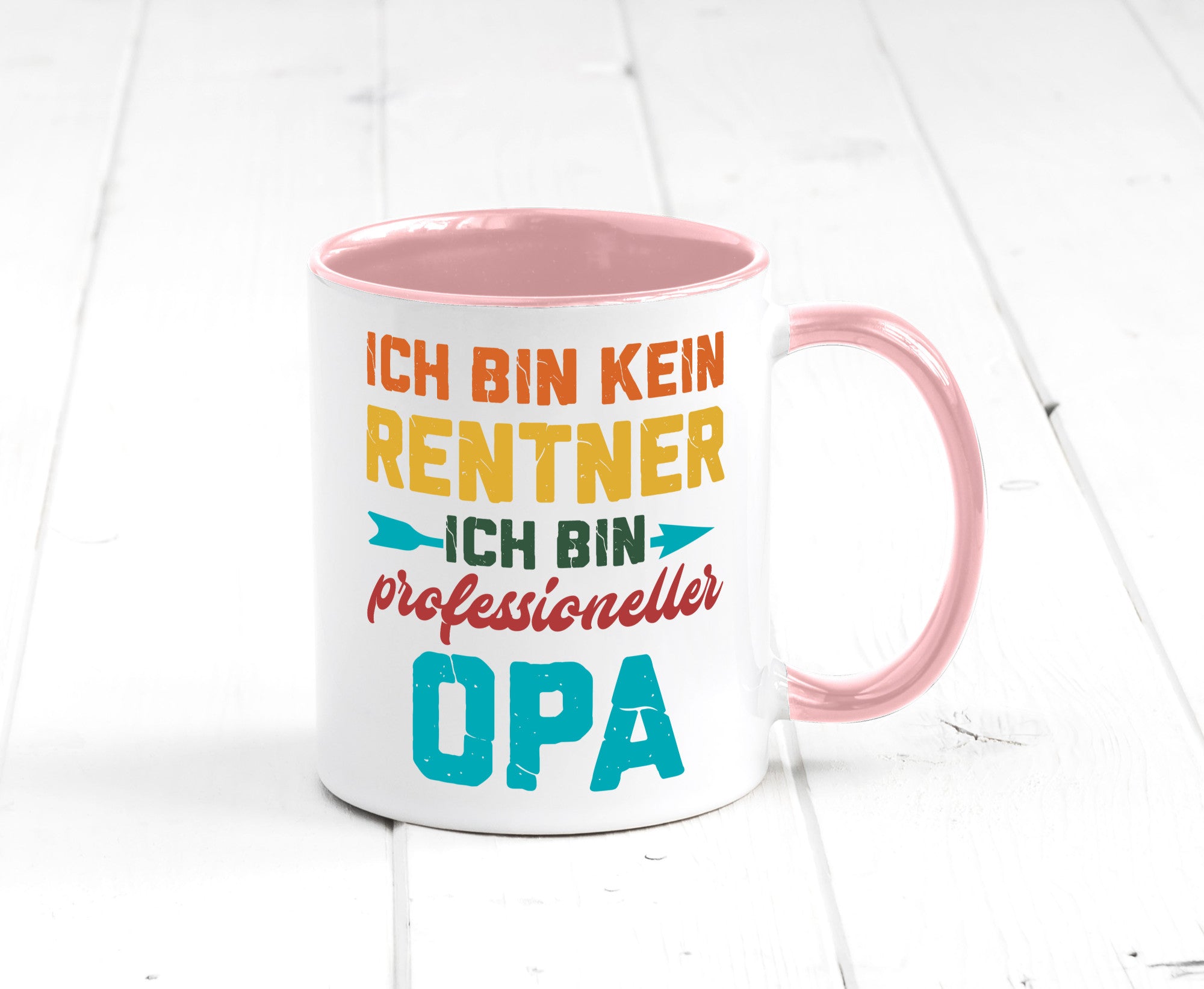 Ich bin Professioneller Opa | Rentner Großvater Geschenkidee Familie Humor Tasse