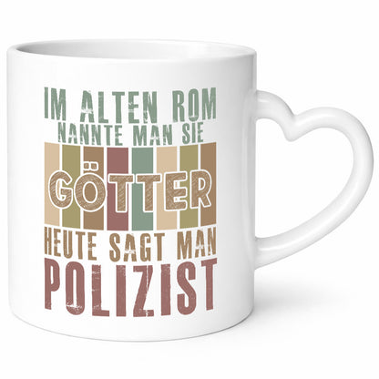 Heute sagt man: Polizist | Polizei lustiger Spruch Geschenk Humor Geschenkidee