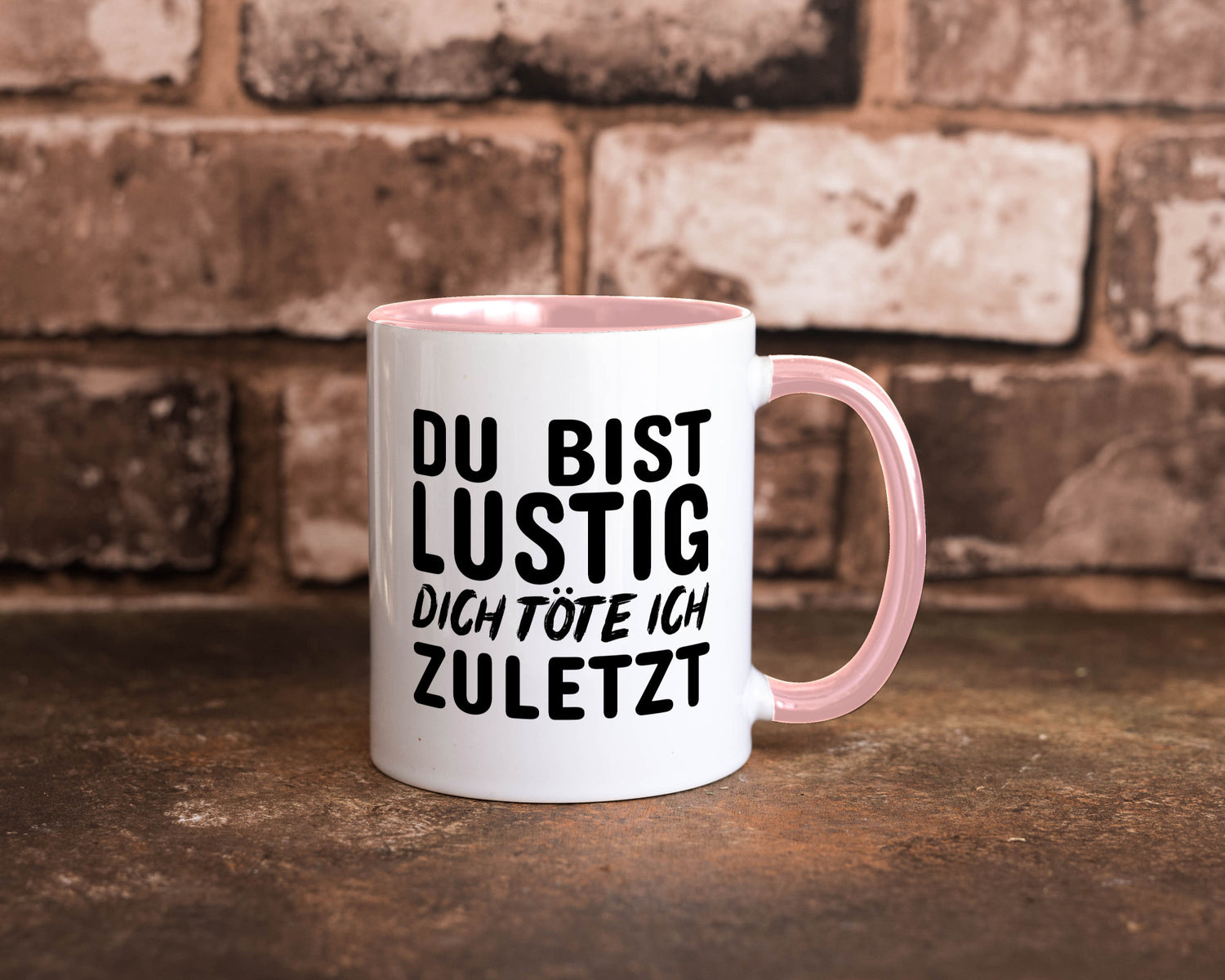 Du bist lustig Humor Geschenkidee Tasse