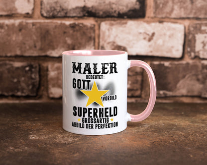Bedeutung von Maler | Malerei Humor Geschenkidee Tasse