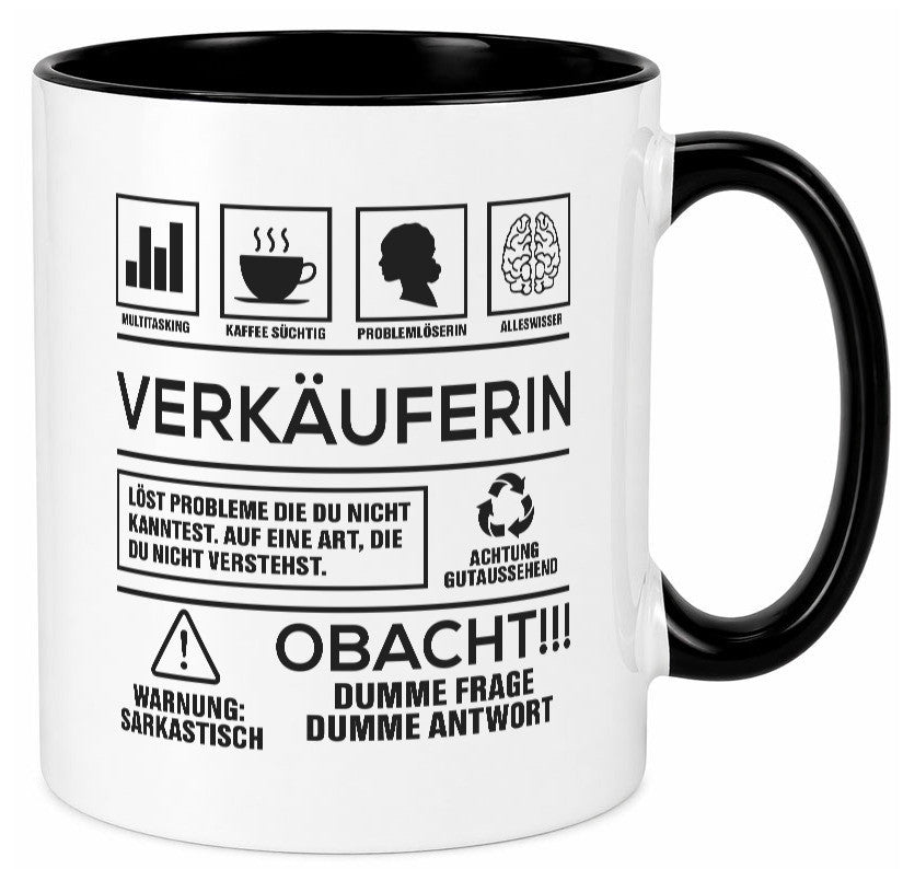 Achtung Probleme Verkäuferin| Kollegin | Verkaufsjob lustig Arbeit Kollegen