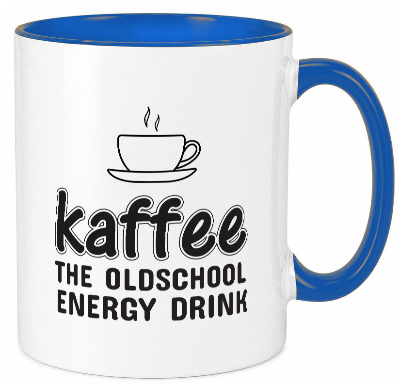 Oldschool Kaffee | Kaffeetrinker Tasse Statement lustiger Spruch Geschenk Humor