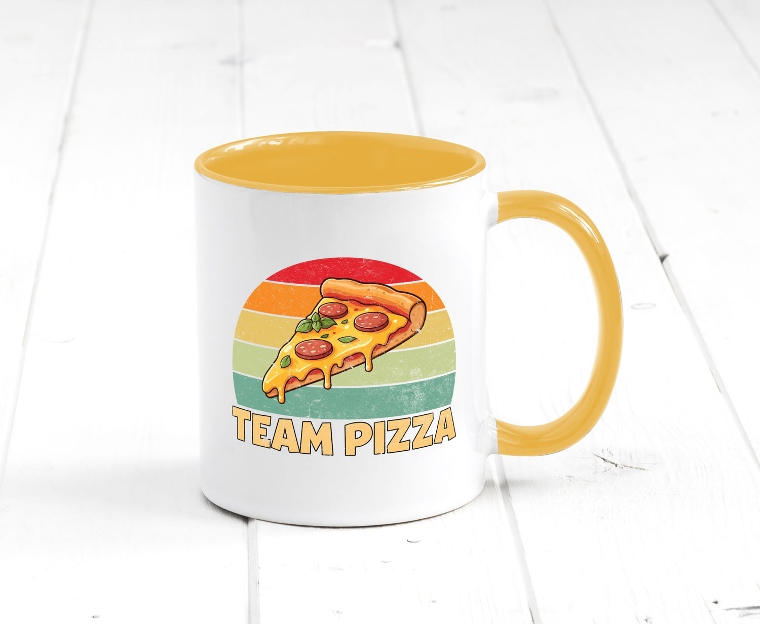 Team Pizza | Pizzaliebhaber Lover v2 Geschenkidee Humor Tasse