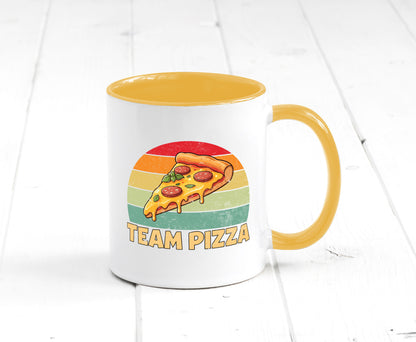 Team Pizza | Pizzaliebhaber Lover v2 Geschenkidee Humor Tasse