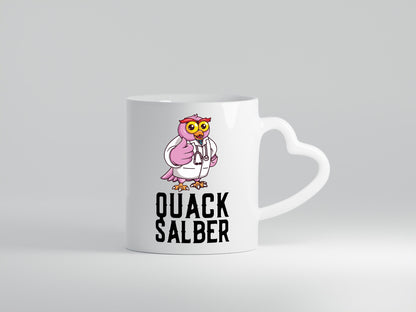 Quacksalber | witzige Ente Comic Arzt Ärztin lustiger Spruch Geschenk Humor
