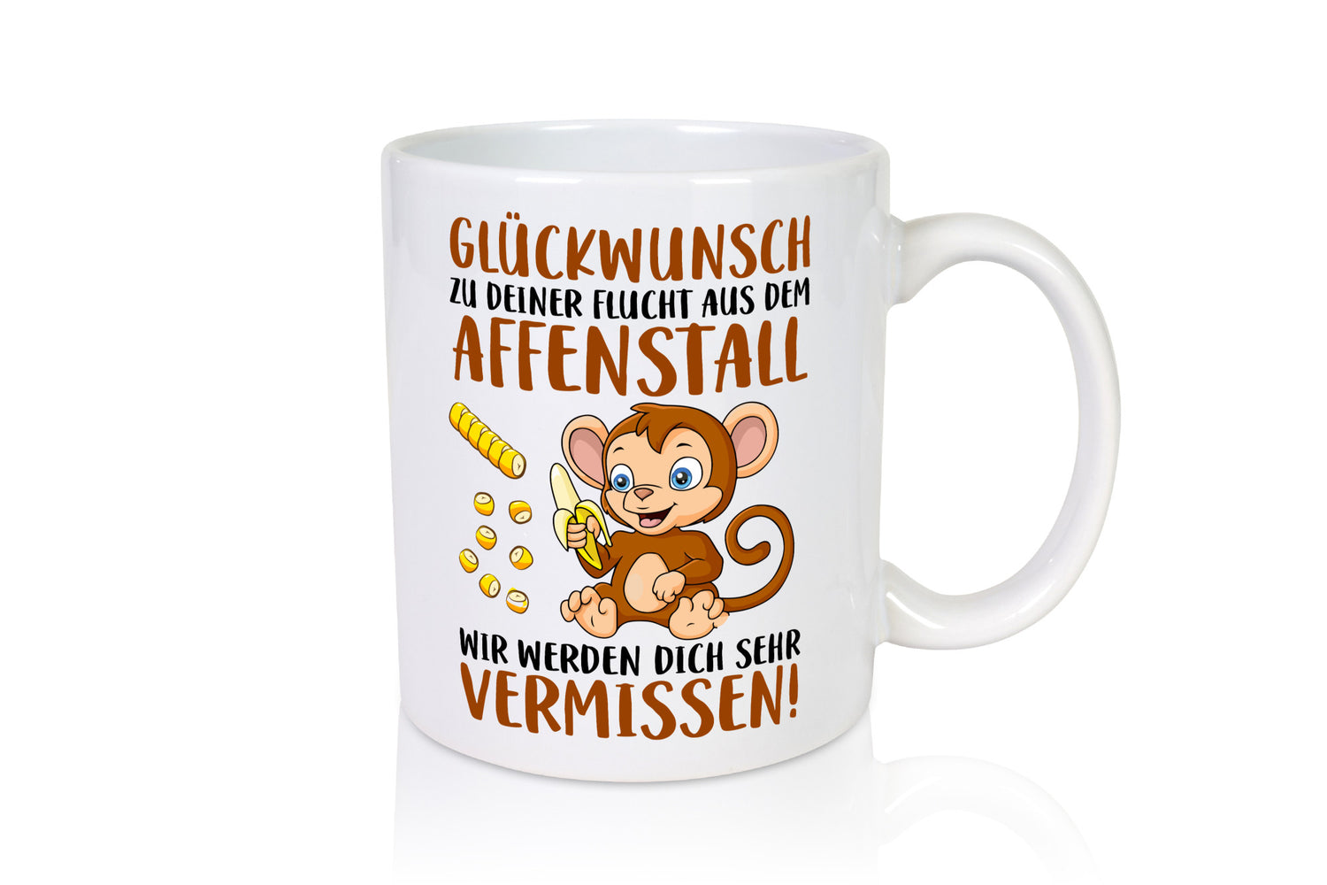 Glückwunsch zur Flucht | Affenstall Arbeitskollegen Geschenk Arbeit Kollegen