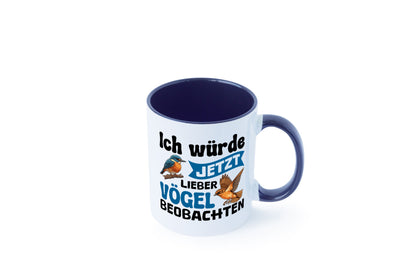 Vögel beobachten | Vogel lustig Humor Geschenkidee Geschenk Tasse