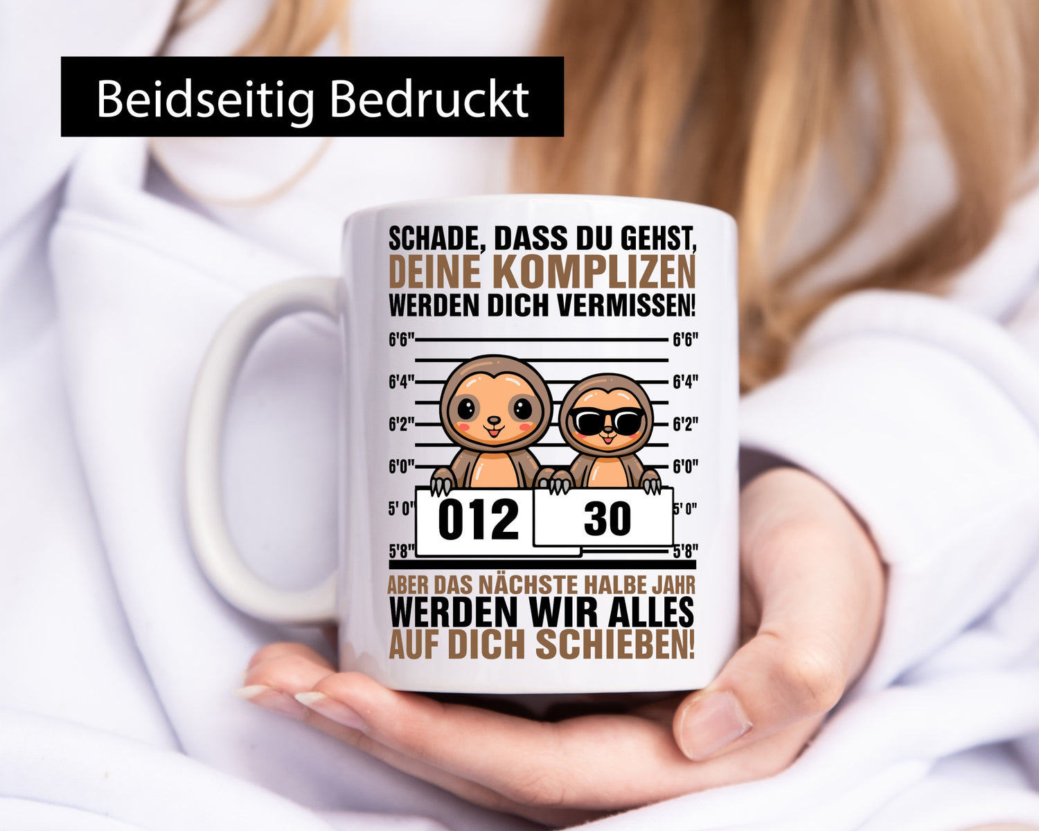 Abschiedgeschenk Kollegen | Faultier Schade das du gehst lustig Arbeit Büro