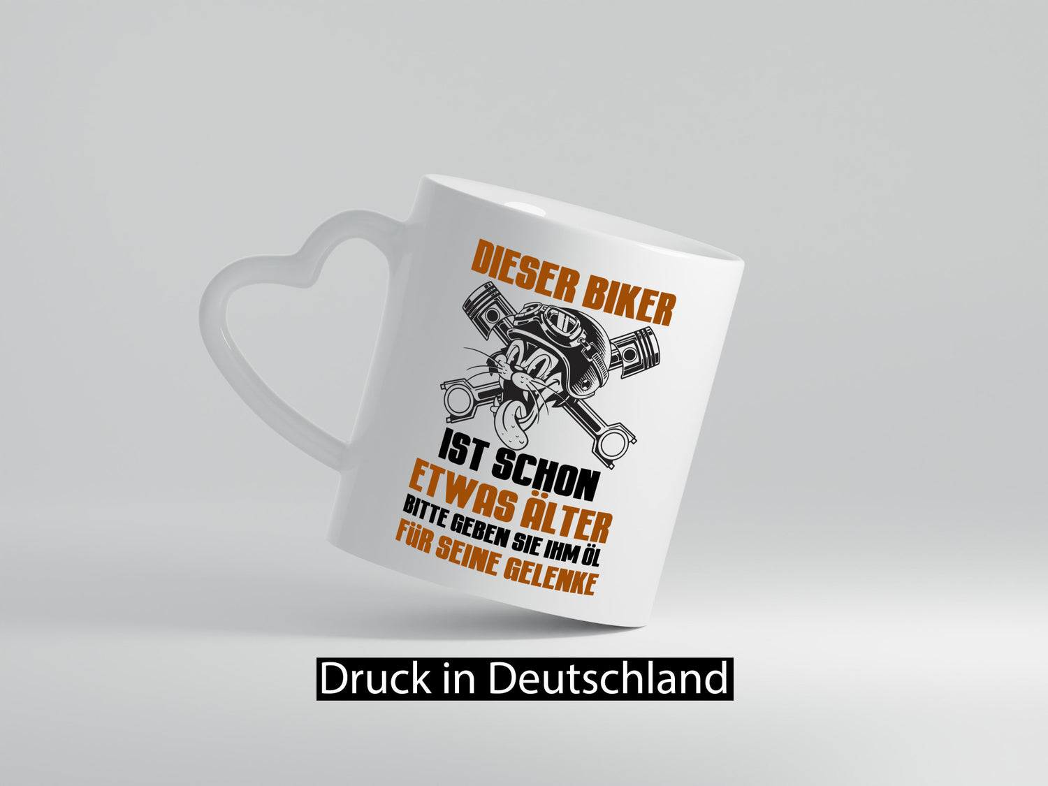 Dieser Biker ist schon älter | öl für die gelenke Geschenkidee Humor Tasse