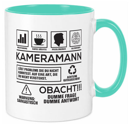 Achtung Probleme Kameramann | Kamera lustiger Spruch Geschenk Humor