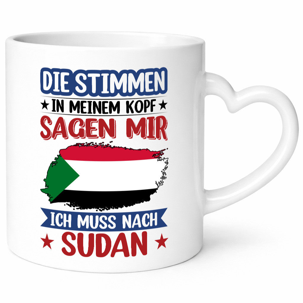 Sudan | Urlaub Stimmen in meinem Kopf Traumland v2 Geschenk Humor Geschenkidee