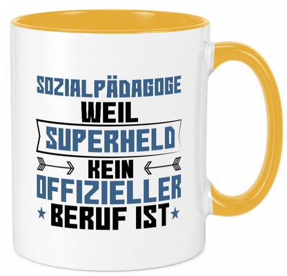 Superheld Sozialpädagoge | Pädagoge lustig Humor Geschenkidee Geschenk Tasse