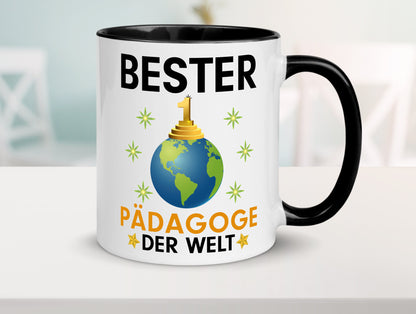 Welt Bester Pädagoge | Pädagogik Geschenk Humor Geschenkidee lustiger Spruch Tasse