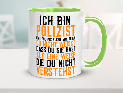 Ich bin Polizist | Polizei Beruf Job lustiger Spruch Geschenk Arbeit Kollegen