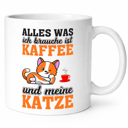 Coffee and My Cat | Cat Owner Mug Humour Gift Idea Animal Lover