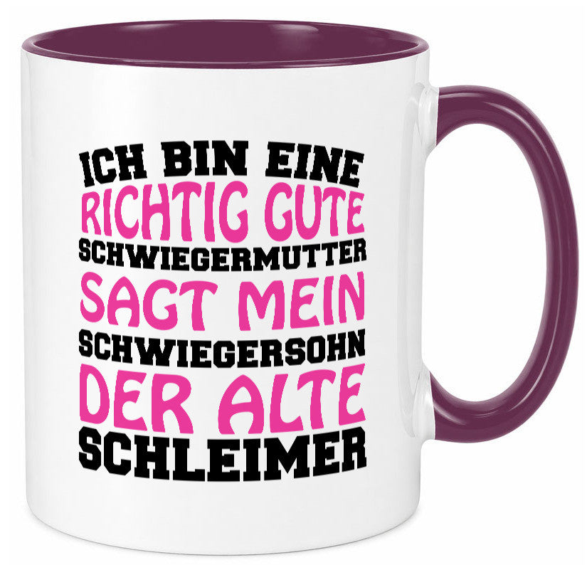 Gute Schwiegermutter lustig Familie Geschenkidee Geschenk Tasse