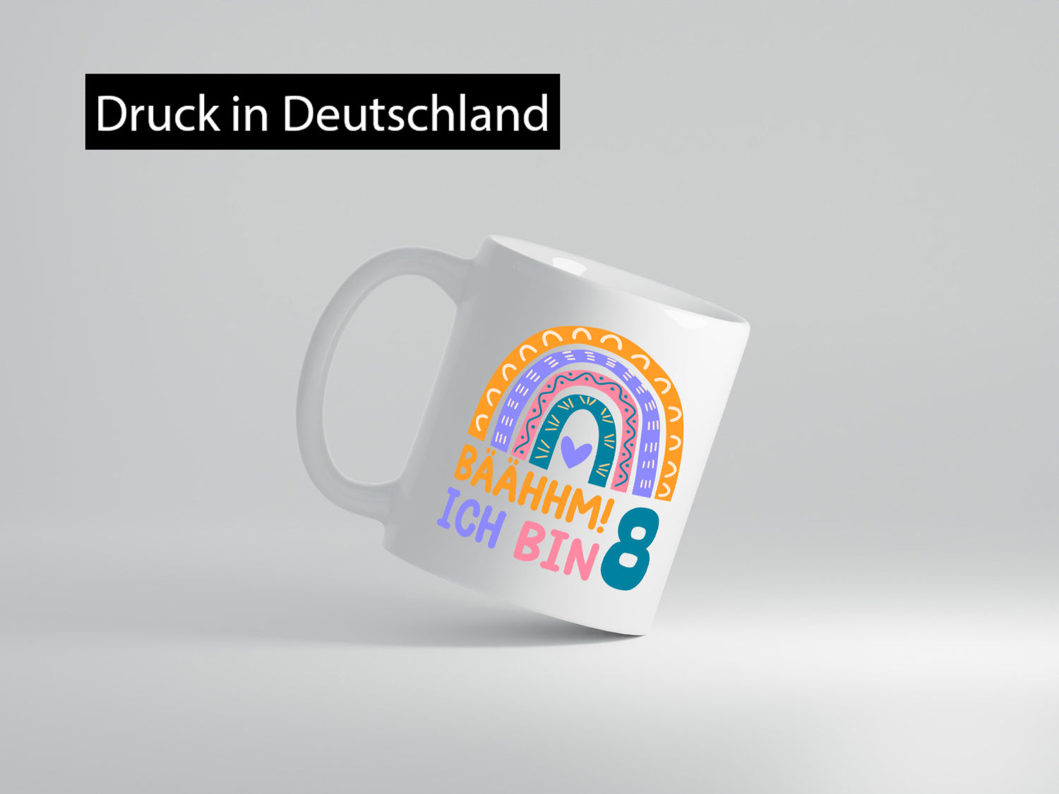 8. Geburtstag | 8 Jahre Regenbogen Bääm Mädchen Geschenk Geschenkidee lustiger