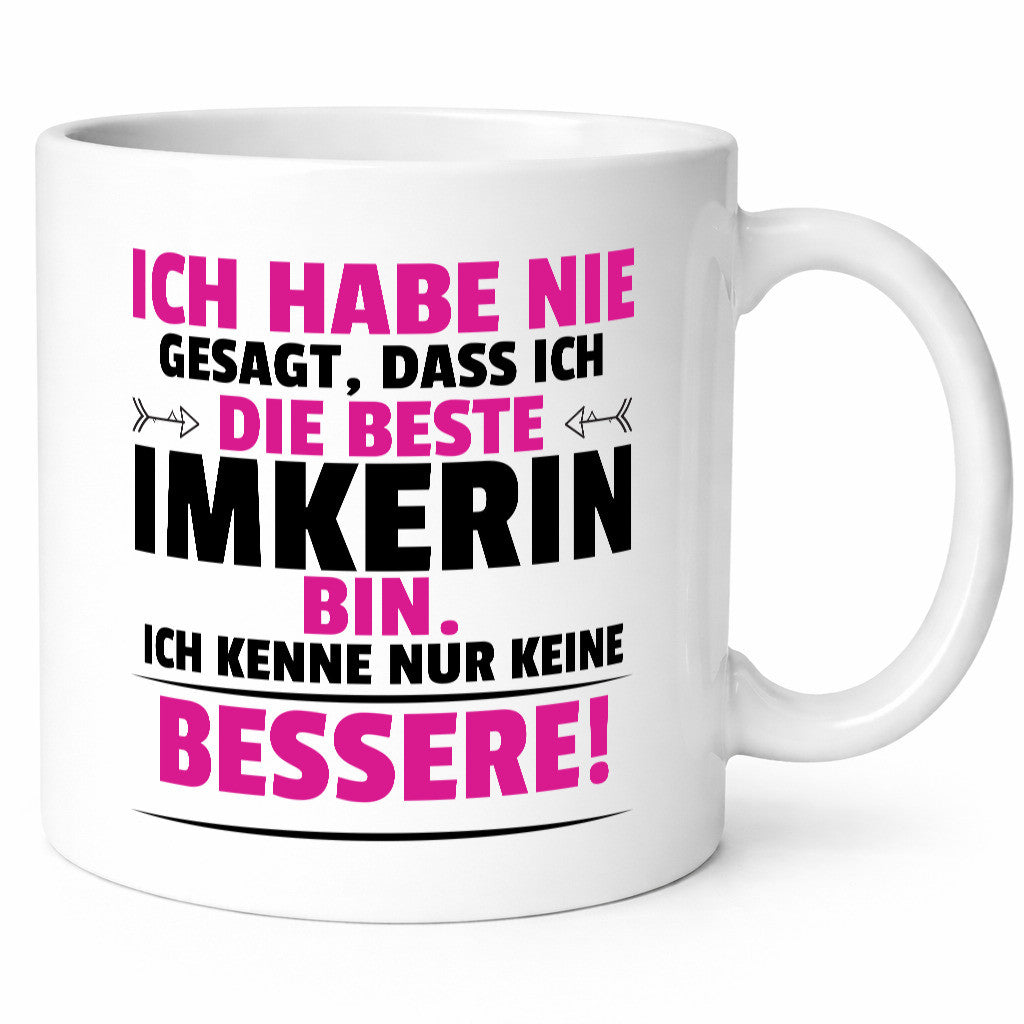 Die Beste Imkerin | Imkerei lustig Humor Geschenkidee Geschenk Tasse