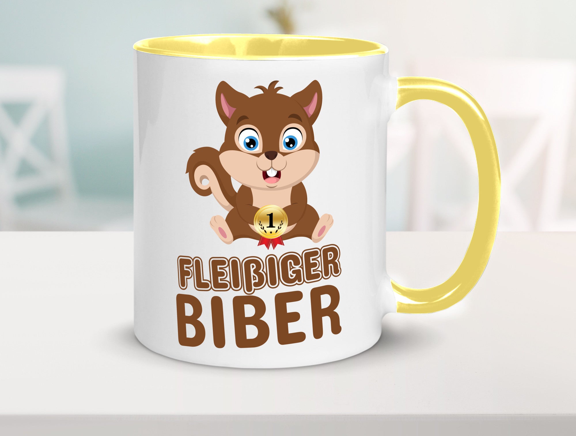 Fleißiger Biber | Motiv Tasse Kinder Geburtstag lustig Geschenkidee Geschenk