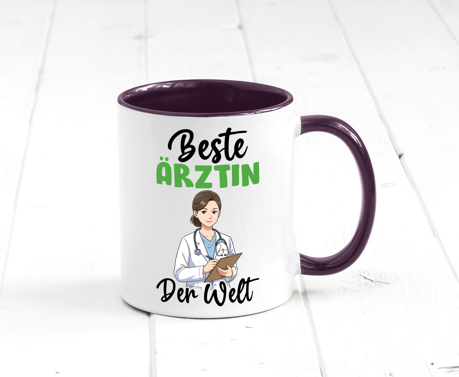 Beste Ärztin | Medizin Doktorin Fachärztin v2 Humor Geschenkidee Tasse