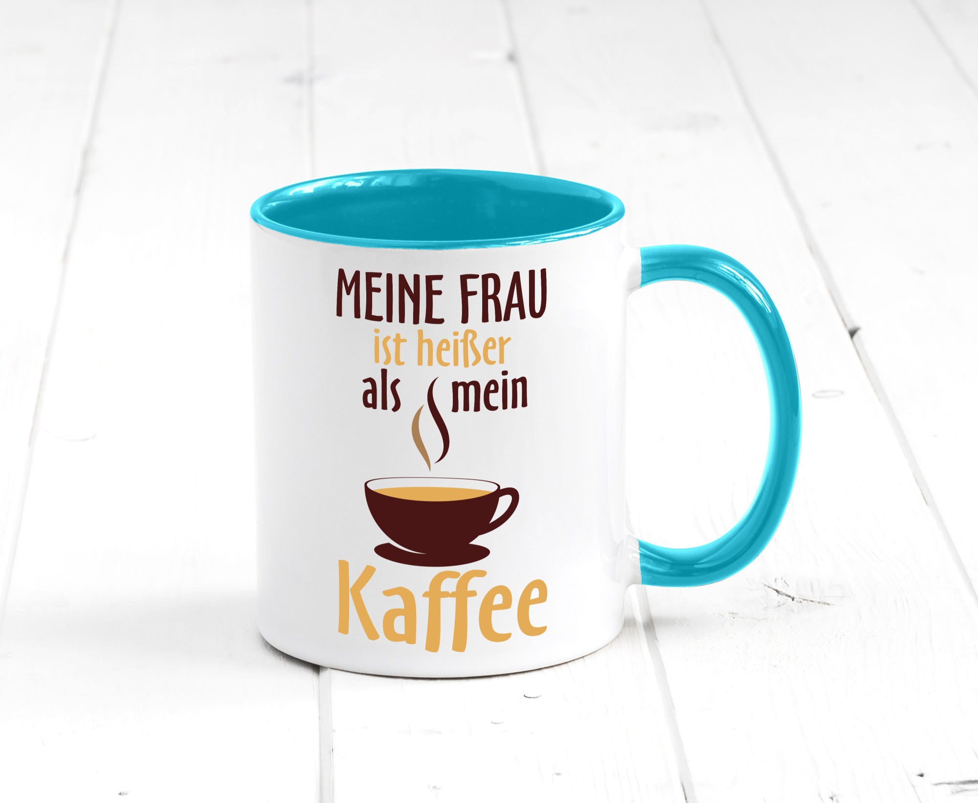 Meine Frau ist heißer als Kaffee | Ehe Partnerschaft Geschenk Humor