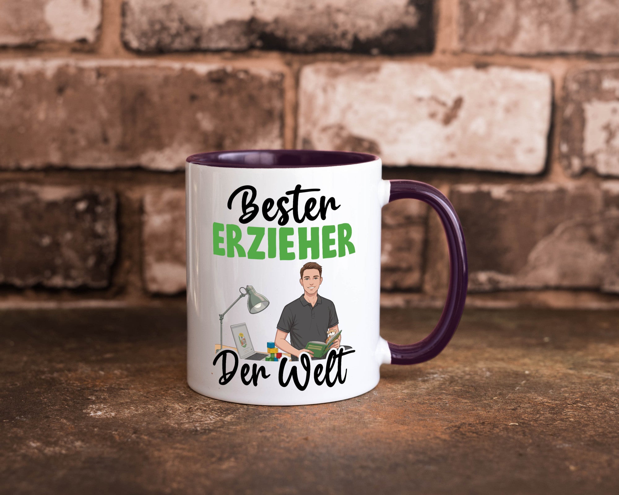 Bester Erzieher | Pädagoge Schule v2 Geschenk Humor Geschenkidee lustiger