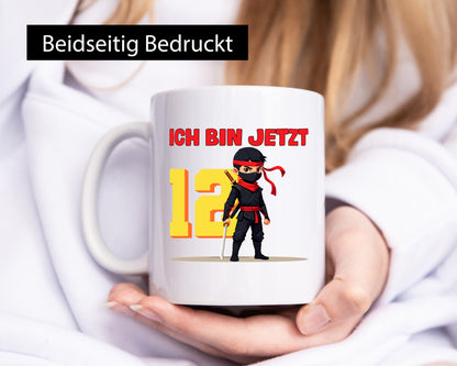 12. Geburtstag | 12 Jahre Ninja Kinder lustiger Spruch Geschenk Geschenkidee