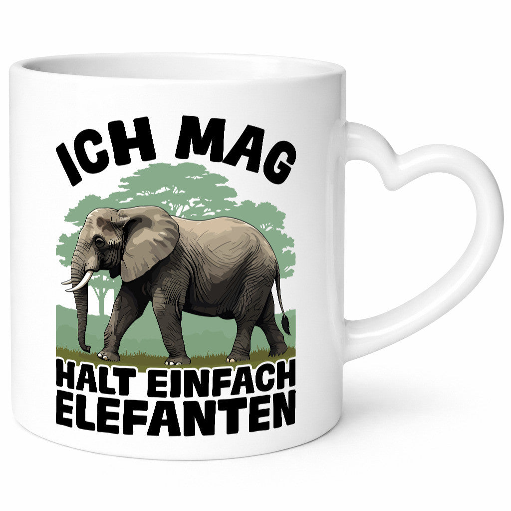 Ich mag halt einfach Elefanten | Süßer Elefant lustiger Spruch Geschenk Humor
