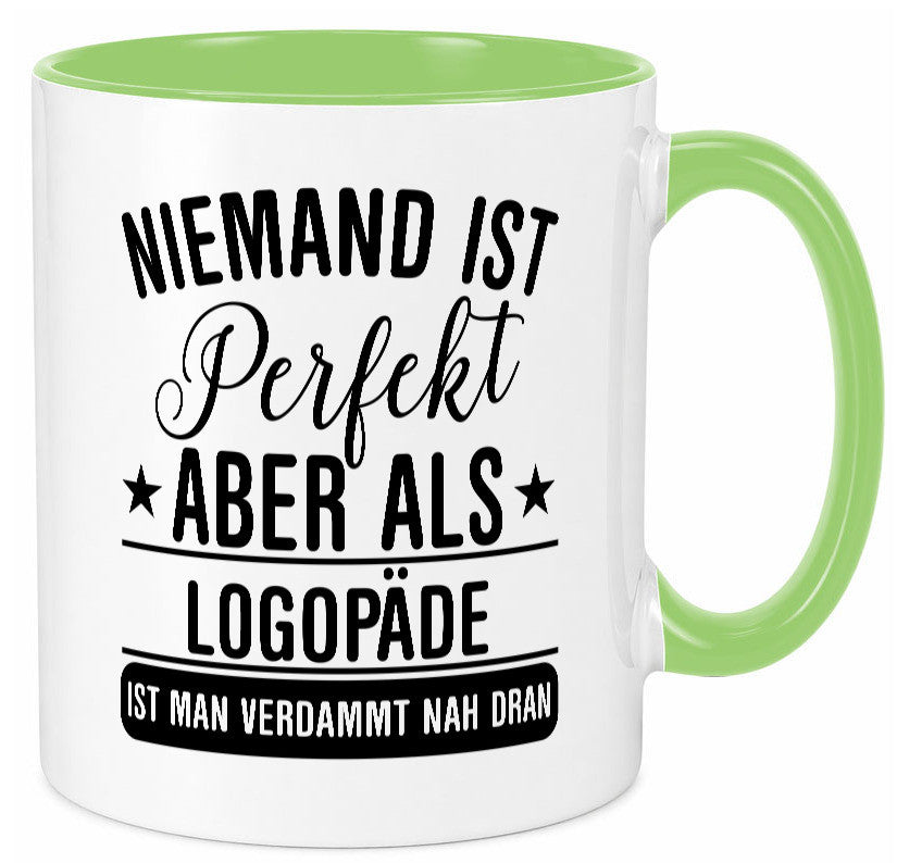 Verdammt nah dran: Logopäde | Sprachtherapie lustig Humor Geschenkidee Geschenk