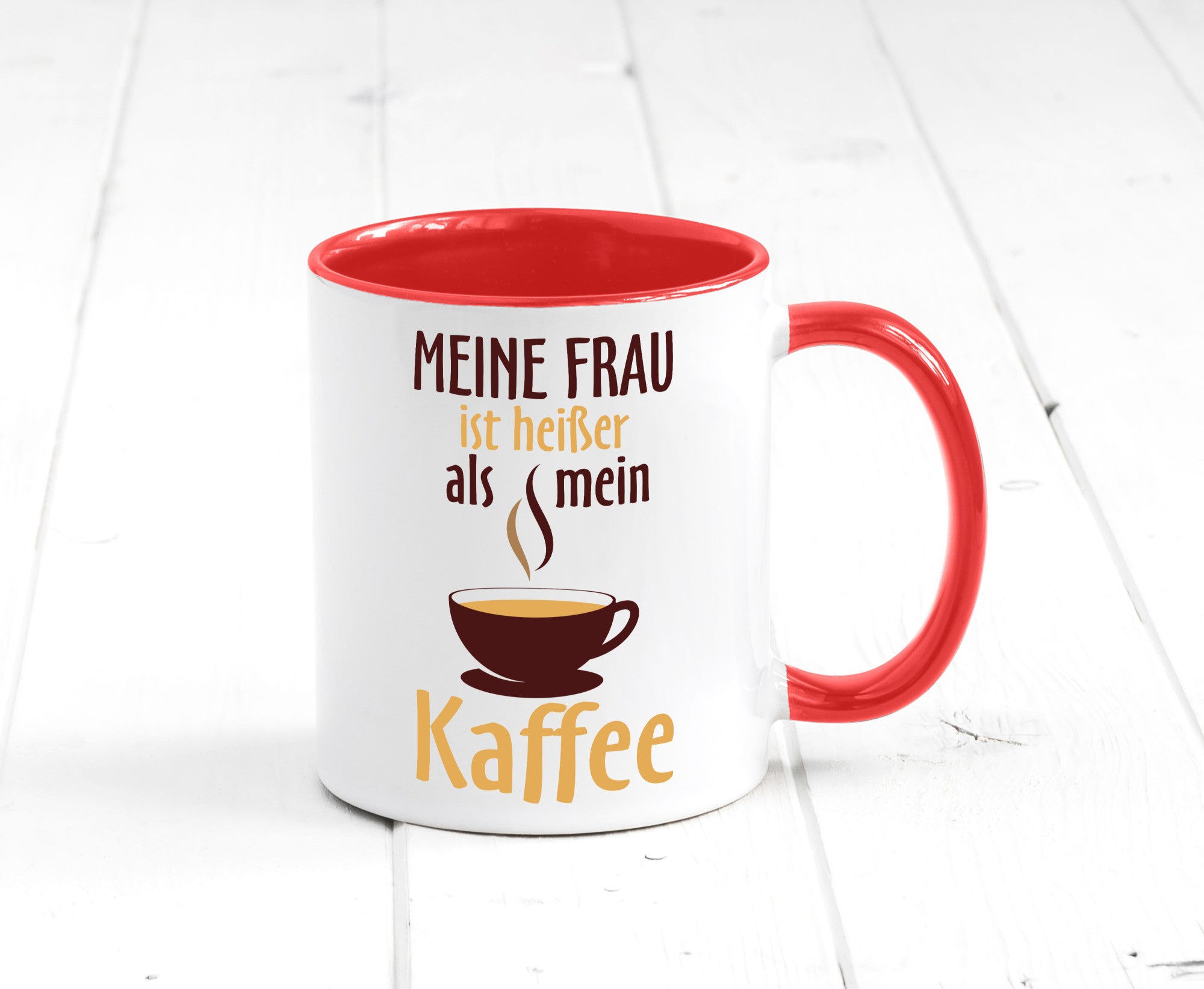 Meine Frau ist heißer als Kaffee | Ehe Partnerschaft Geschenk Humor