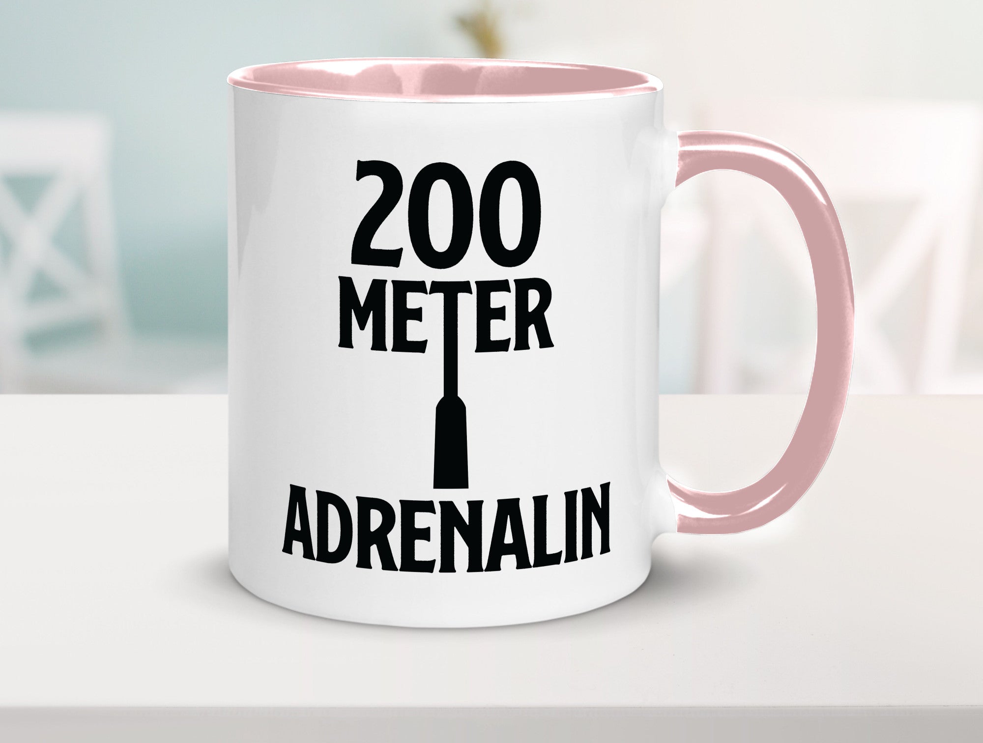 200 Meter Adrenalin v2 lustig Humor Geschenkidee Geschenk Tasse