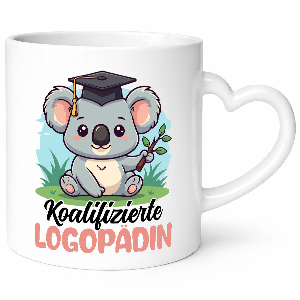 Koalifizierte Logopädin | Sprachtherapie Geschenkidee Humor Tasse