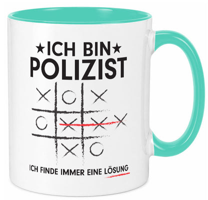 Löse Probleme: Polizist | Polizei Geschenk Humor Geschenkidee lustiger Spruch