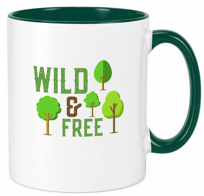 Wild and free | Freiheit Camper Hobbycamper Geschenkidee Humor Tasse