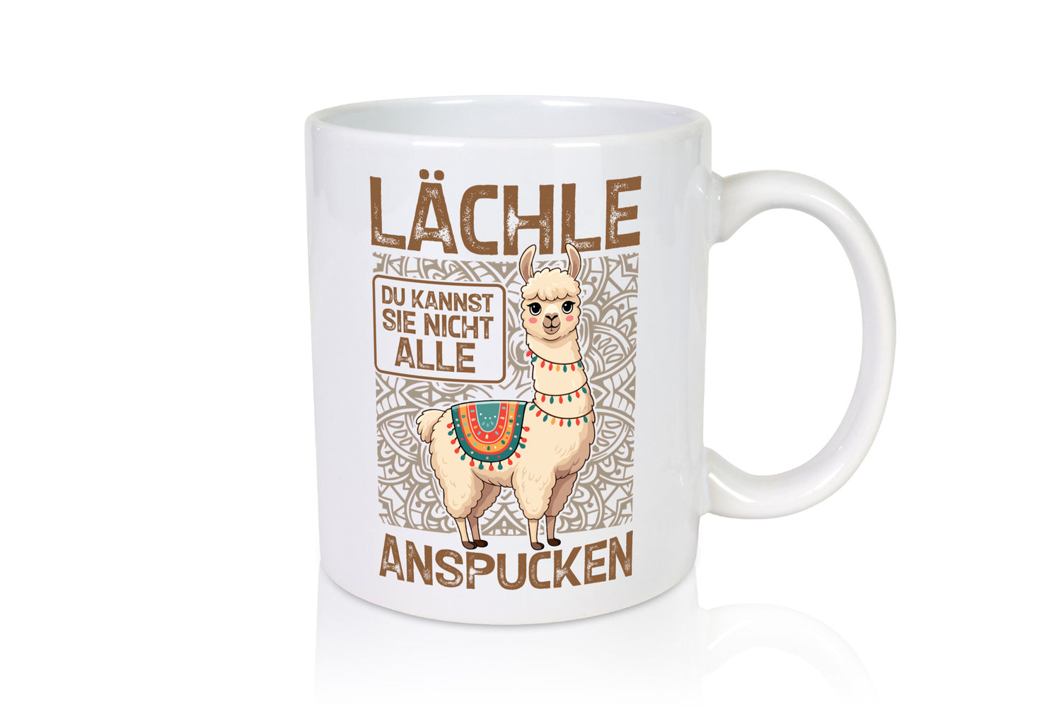 Du kannst sie nicht alle ansprucken | Lama lpaka Humor Geschenkidee Tasse