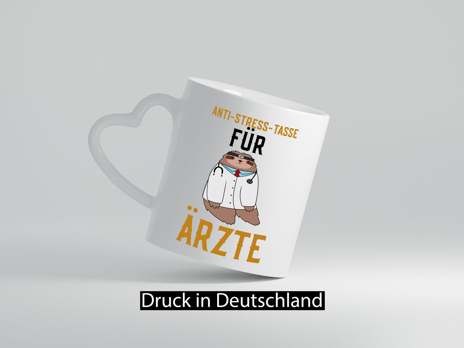 Anti Stress | Ärztin Arzt Klinik Faultier Comic lustiger Spruch Geschenk