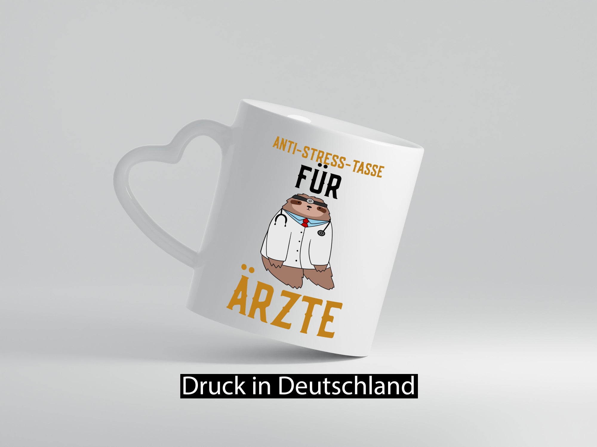 Anti Stress | Ärztin Arzt Klinik Faultier Comic lustiger Spruch Geschenk