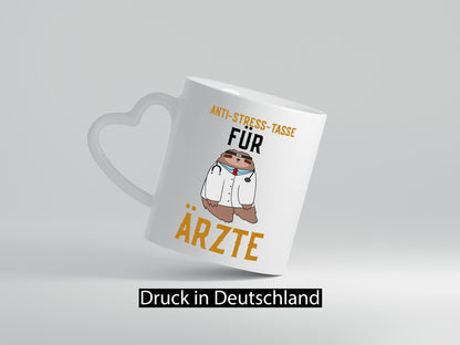 Anti Stress | Ärztin Arzt Klinik Faultier Comic lustiger Spruch Geschenk