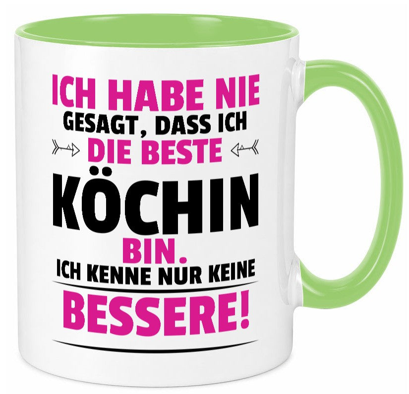 Die Beste Köchin | Chefköchin Chefkoch lustig Arbeit Kollegen Büro Geschenk Tasse