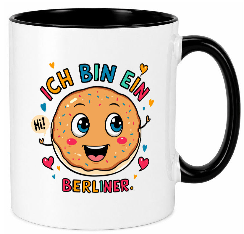 Ich bin ein Berliner | Krapfen Pfannkuchen Humor Geschenkidee Tasse
