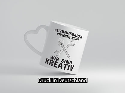 Heizungsbauer | Beruf Tasse Heizungsinstallateur lustig Arbeit Kollegen Büro