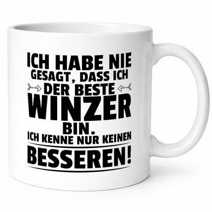 Der Beste Winzer | Weinbauer Wein Humor Geschenkidee Tasse