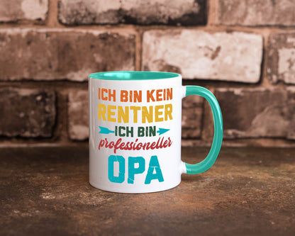 Ich bin Professioneller Opa | Rentner Großvater Geschenkidee Familie Humor Tasse