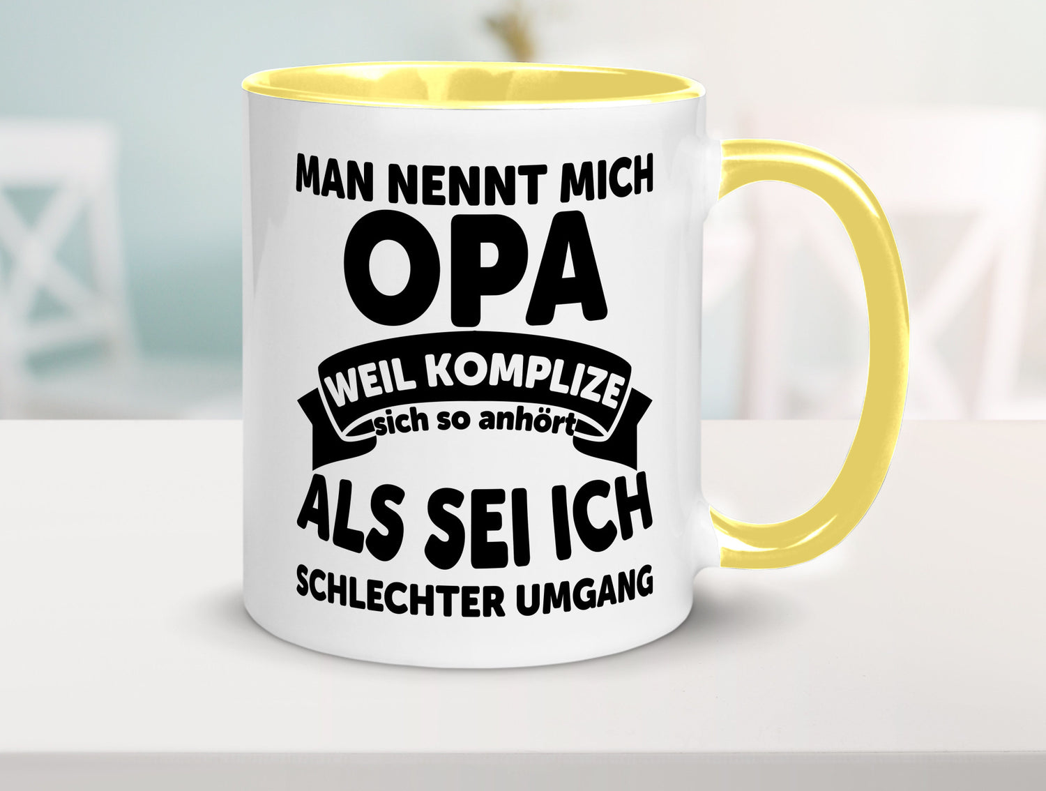 Nenn mich Opa, Komplize schlechter Umgang | Opa Witz Geschenk Familie