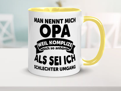 Nenn mich Opa, Komplize schlechter Umgang | Opa Witz Geschenk Familie