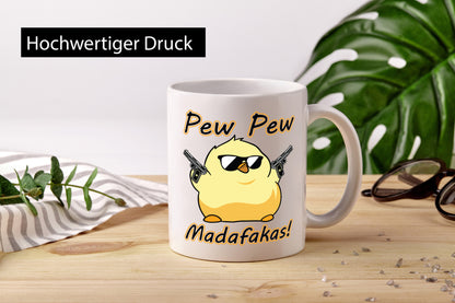 Pew Madafakas Lustig Geschenkidee Humor Tasse