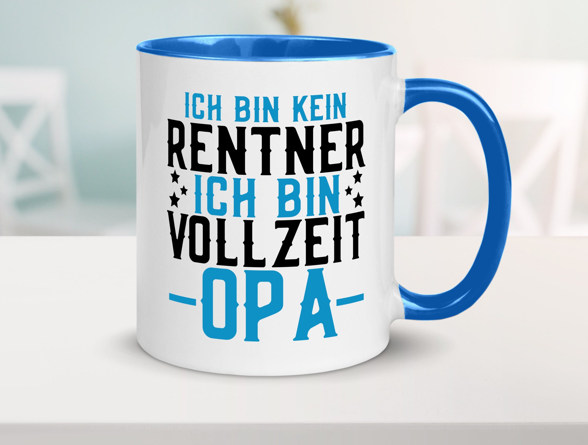 Rentner | Vollzeit Opa Pension Ruhestand Großvater lustiger Spruch Geschenk